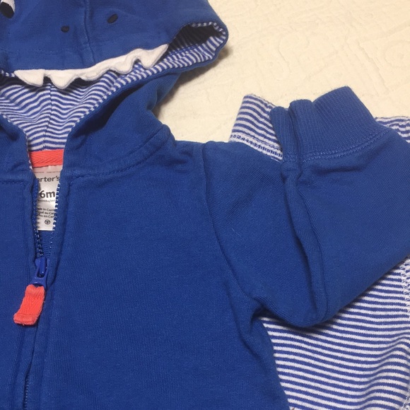 6m (4/$20) Shark Hoodie/Comfy Pants Set by Carter’s - Picture 4 of 11